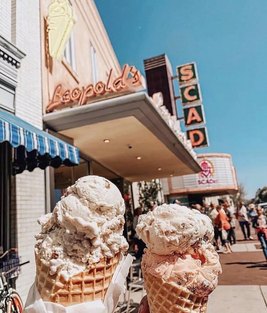 Ivy最愛的薩凡納冰激凌店(圖片來自網絡)
