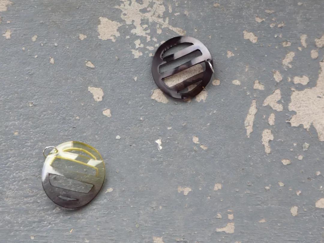 亞克力暈染首飾工坊成品圖