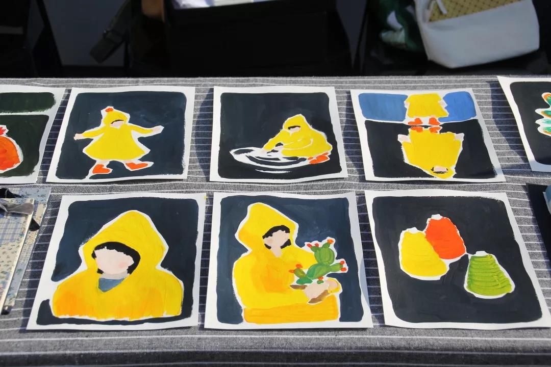 在AIVA最浪漫的頂樓天臺設立首飾、陶瓷、手作、插畫等近10個藝術攤位