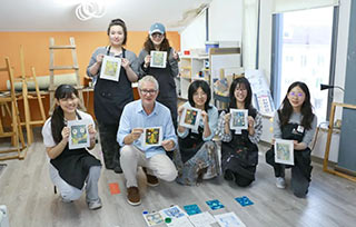 獨家直擊｜BCU視覺傳達(dá)大咖Andrew Kulman版畫工坊，刀鋒與色彩齊飛！